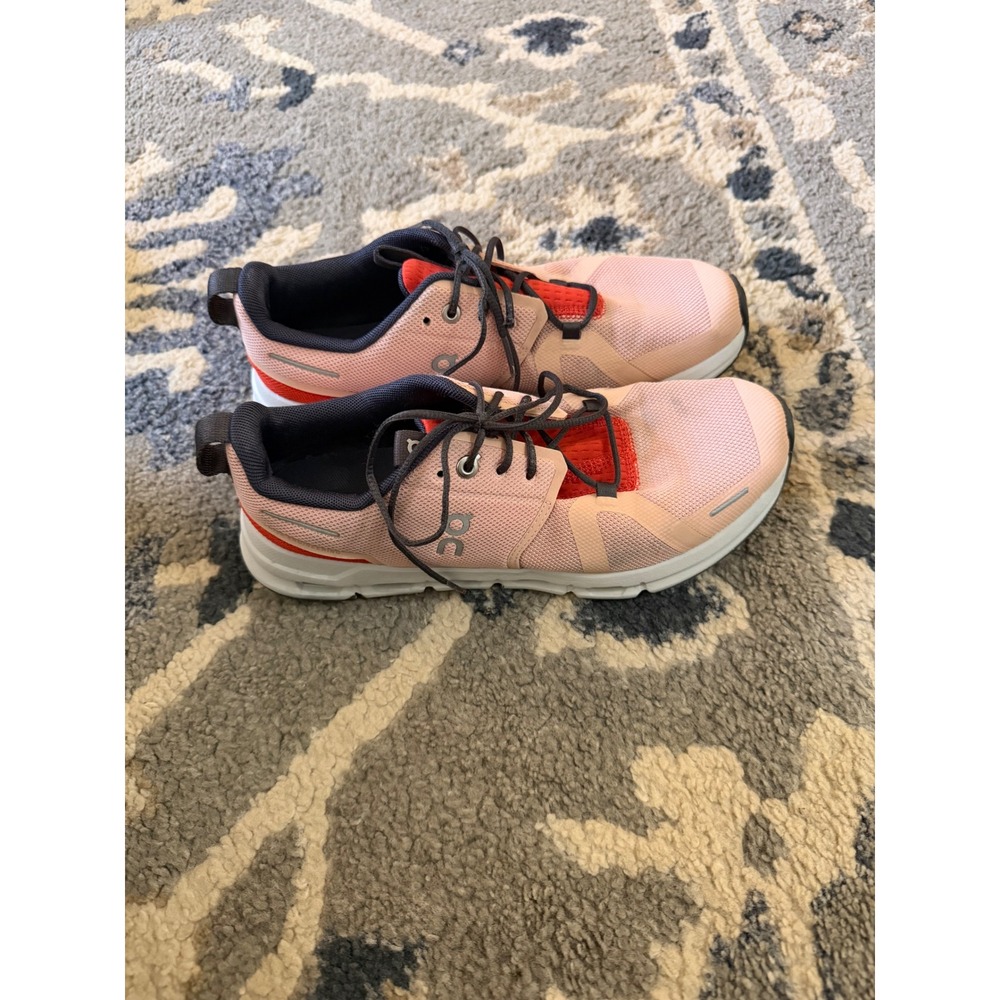 On Cloud Cloudplay Kids Running Shoes Pink Red Sneakers US Y6 3YD11440645